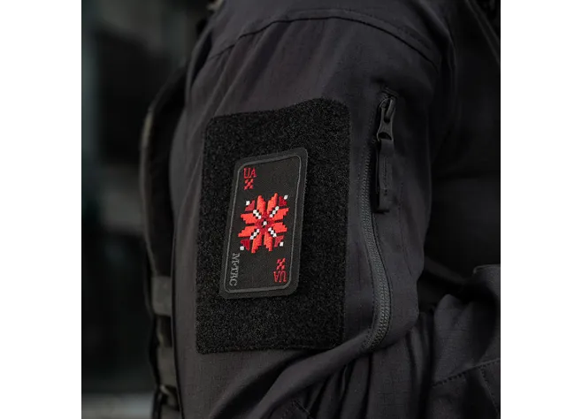 Нашивка M-Tac Вишиванка Black/Red Фото 2